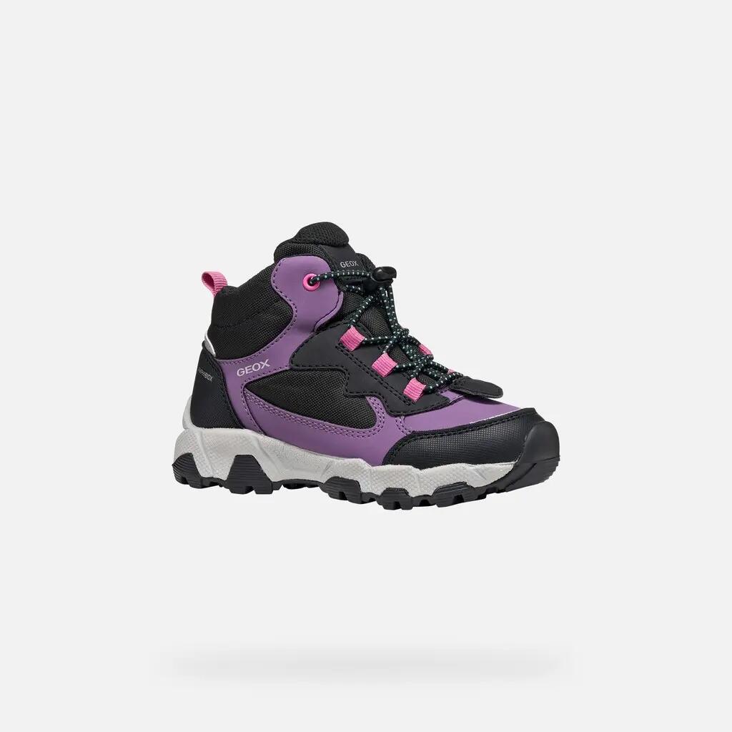 Baskets Fille MAGNETAR GIRL Violet/Noir 3/7