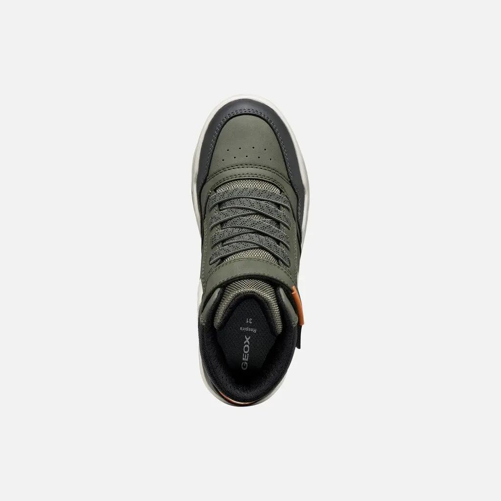 Baskets Garçon PERTH BOY Vert Militaire 6/7
