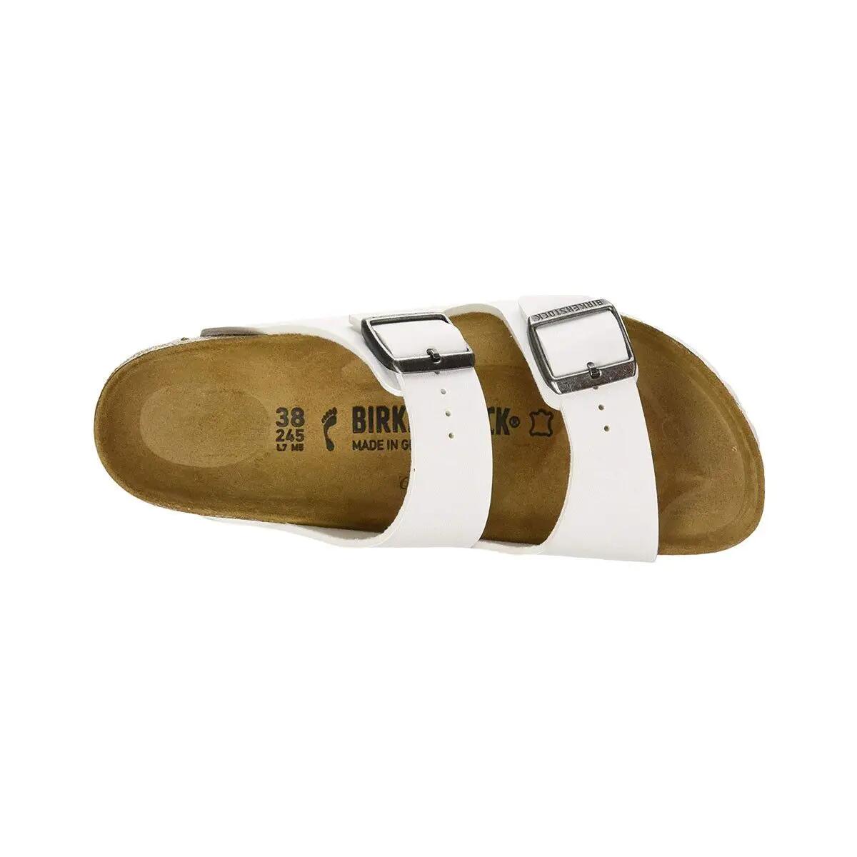Dames sandalen Birkenstock Arizona BS Leer Birko-Flor Wit 5/6