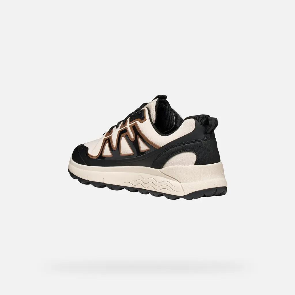 Baskets Homme U SPHERICA 4X4 B ABX Blanc Cassé/Noir 6/7