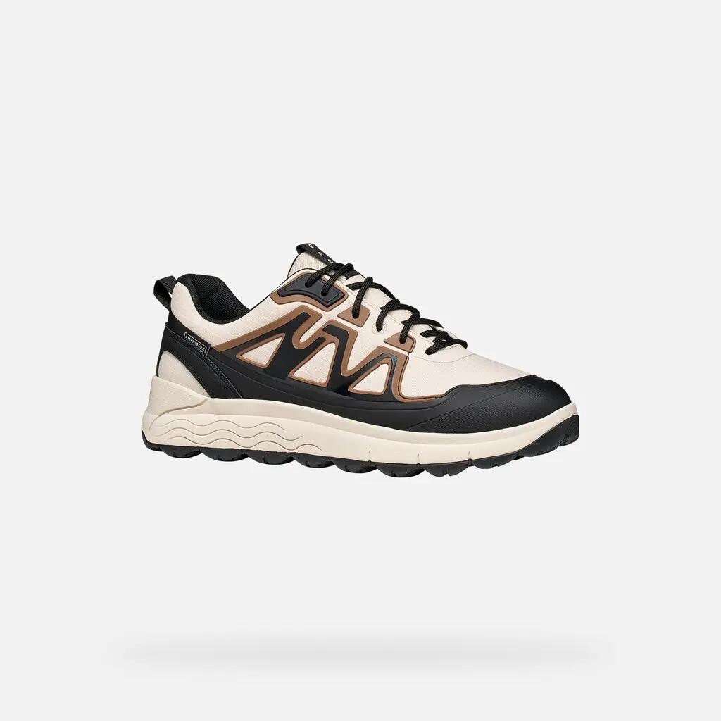 Baskets Homme U SPHERICA 4X4 B ABX Blanc Cassé/Noir 5/7