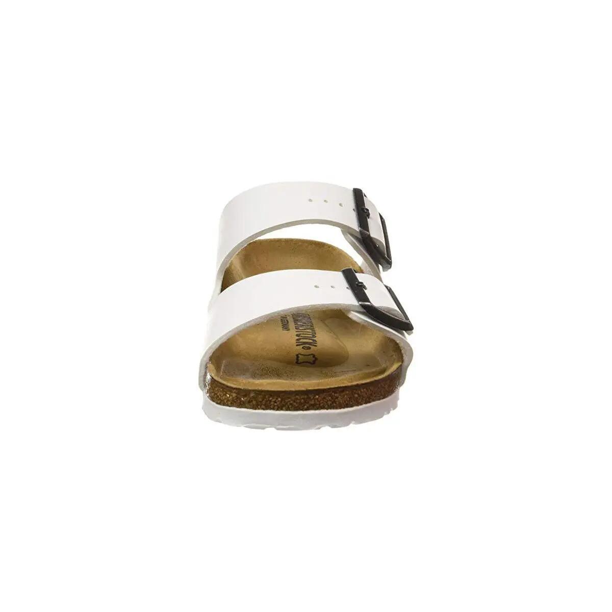 Dames sandalen Birkenstock Arizona BS Leer Birko-Flor Wit 3/6
