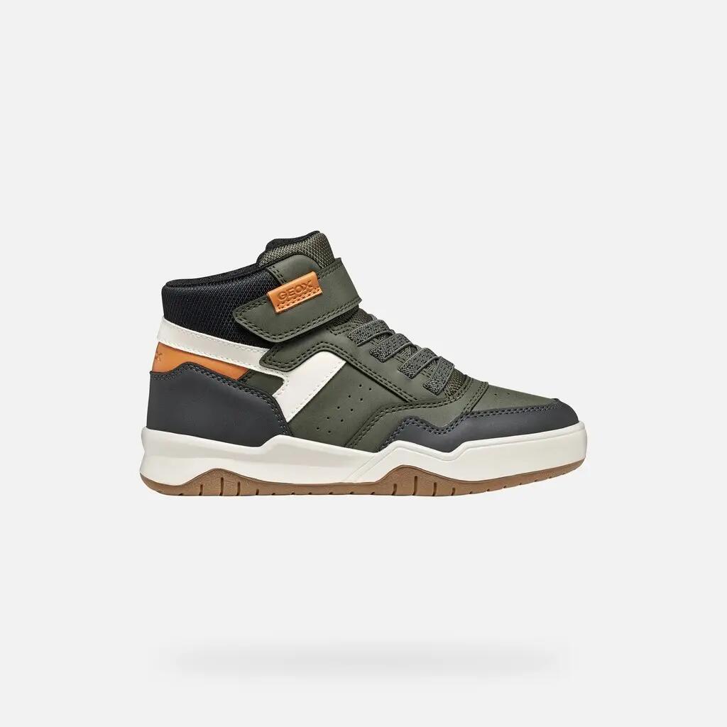 Baskets Garçon PERTH BOY Vert Militaire 2/7
