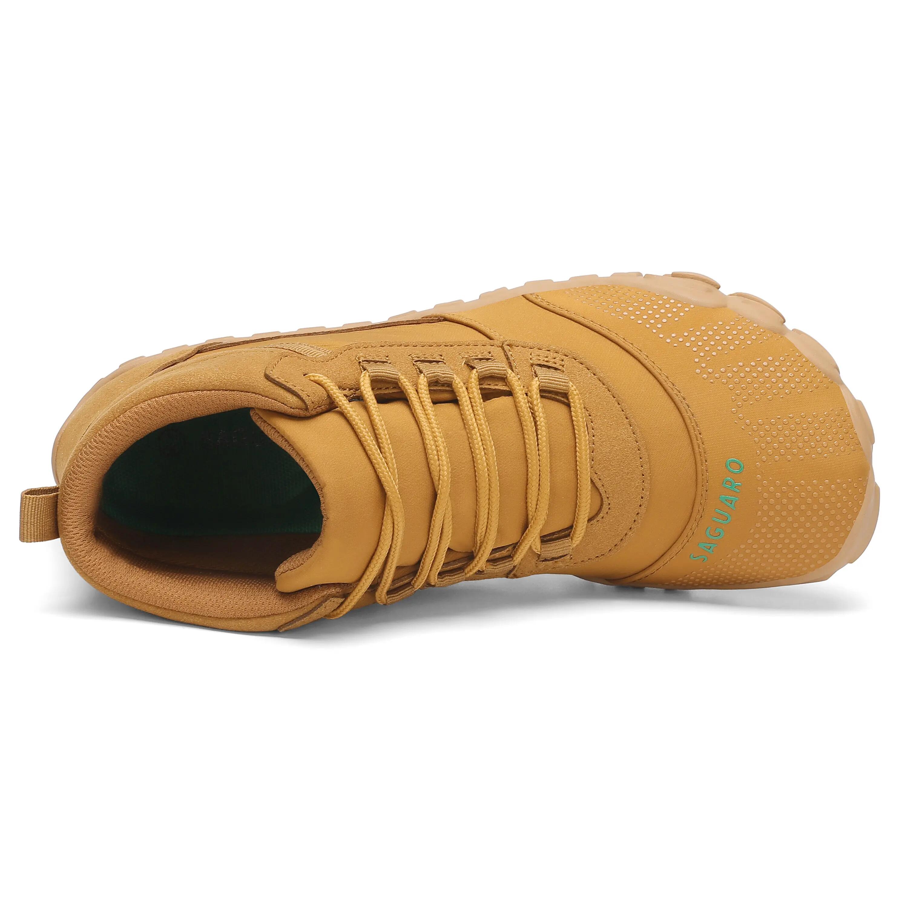 Saguaro Barefoot Will I Lite – Chaussure de trail et fitness, Camel 6/7