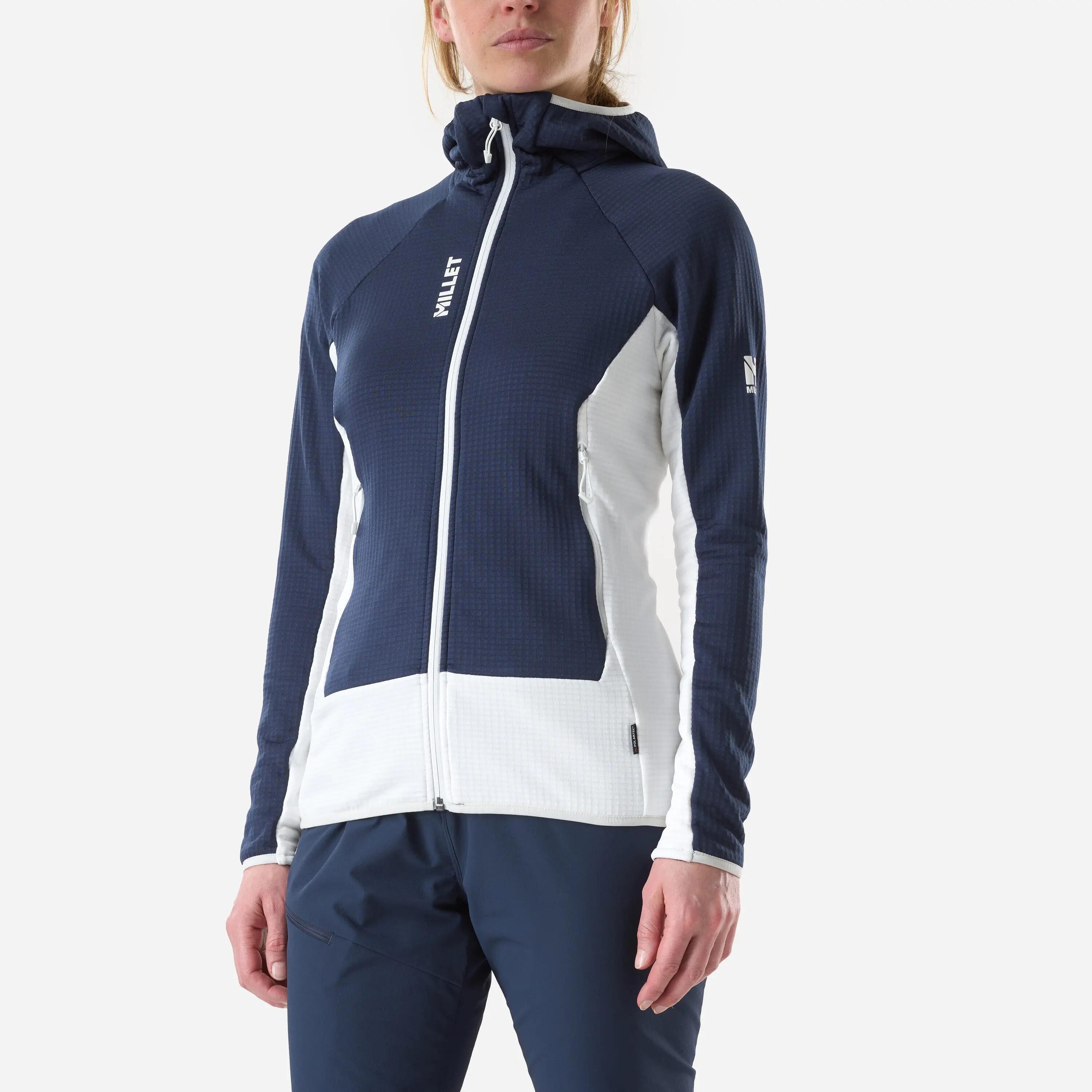 Damen Bergsteigen Fleecejacke  KAMET GRID 3/4