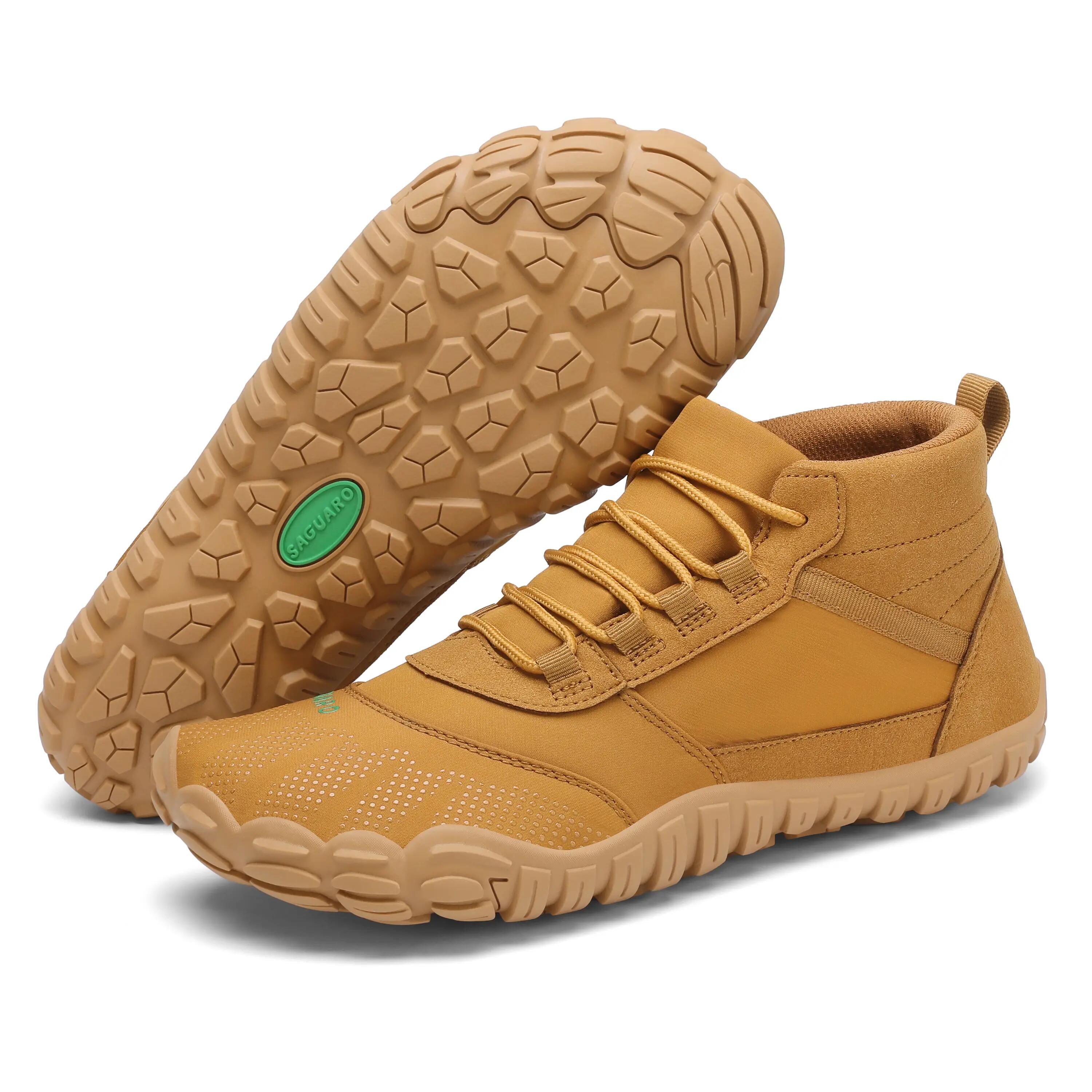 Saguaro Barefoot Will I Lite – Chaussure de trail et fitness, Camel 5/7