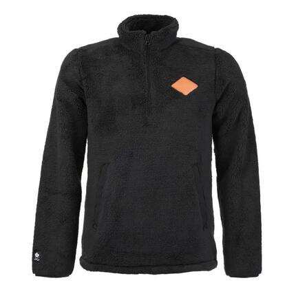 CCM 1/2 Zip Senior Sherpa noir sweat à capuche