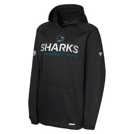 OUTERSTUFF Apro Rink NHL Junior San Jose Sharks noir sweat à capuche 3/6
