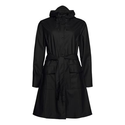 Regenmantel für Damen Damen und Herren Schwarz