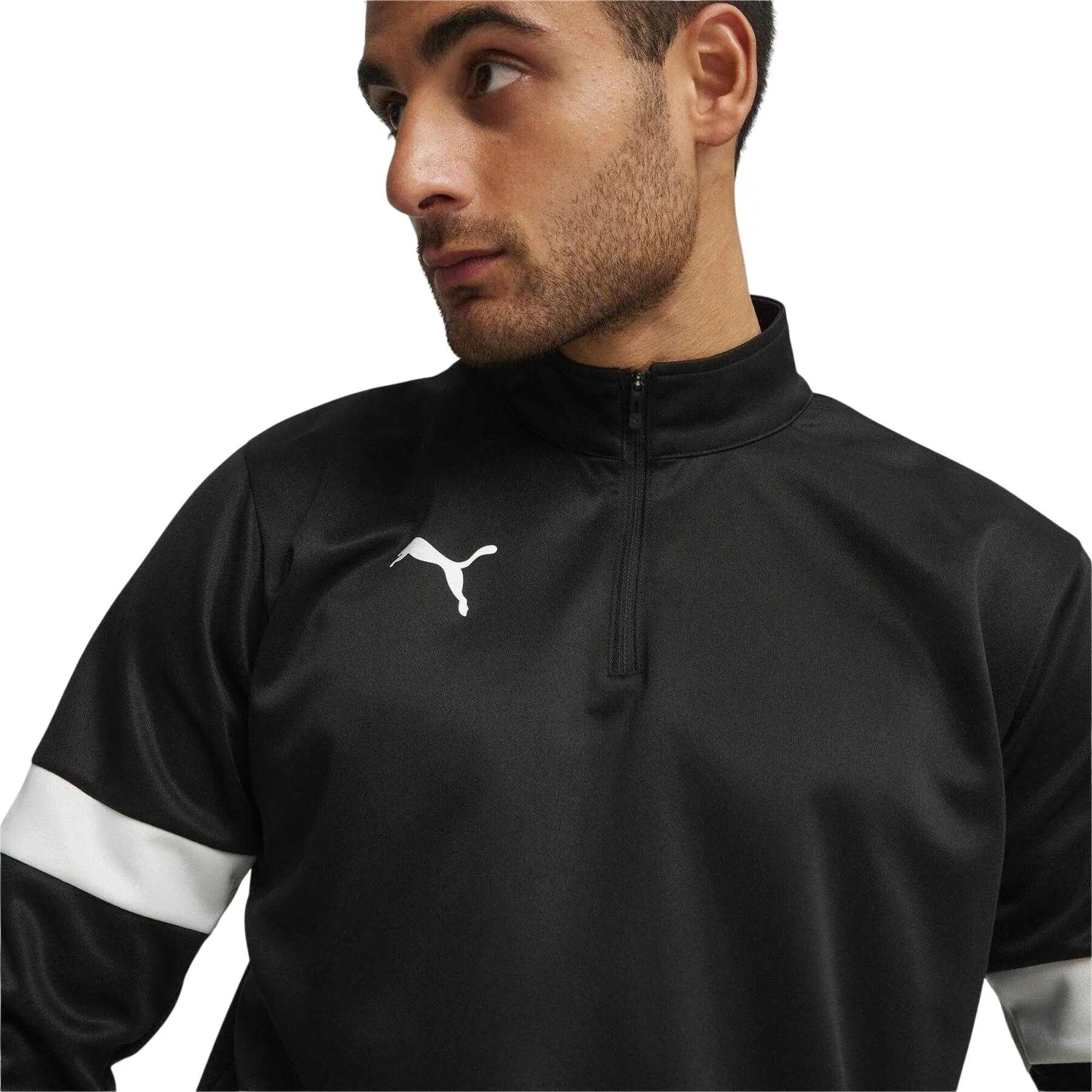 Mens Individual Rise Drill Top (Black/White) 4/5