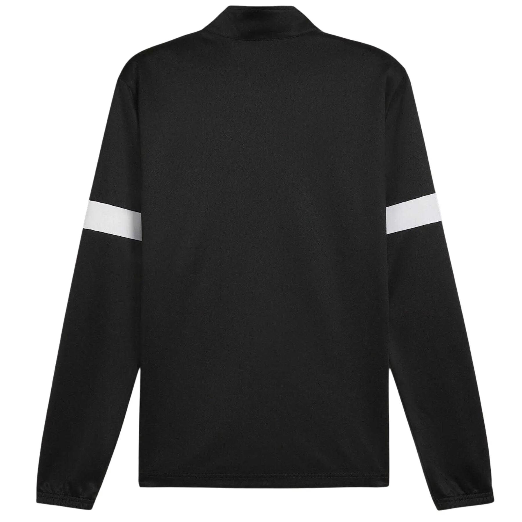 Mens Individual Rise Drill Top (Black/White) 2/5