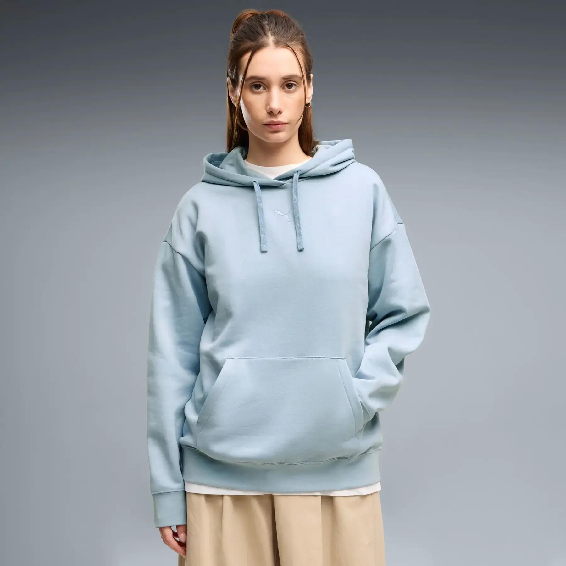 Sweatshirt à capuche en molleton décontracté femme Puma Essentials 3/5
