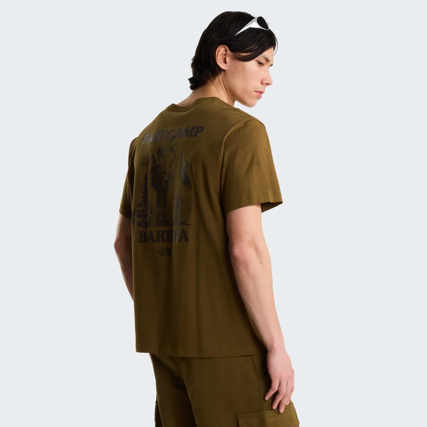 T-shirt sportiva da uomo THE NORTH FACE BASECAMP BARISTA 4/5