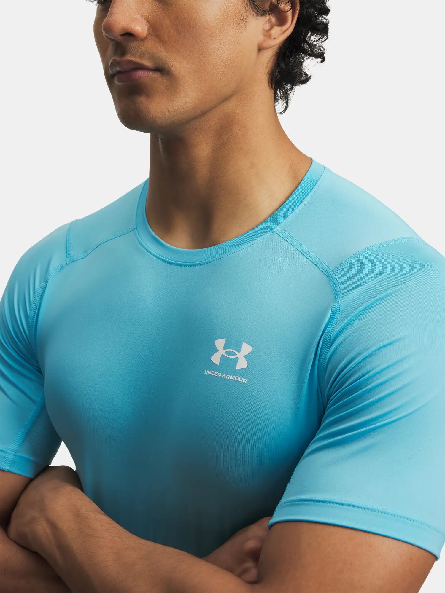 Férfi póló Under Armour HEATGEAR Comp SS 3/3
