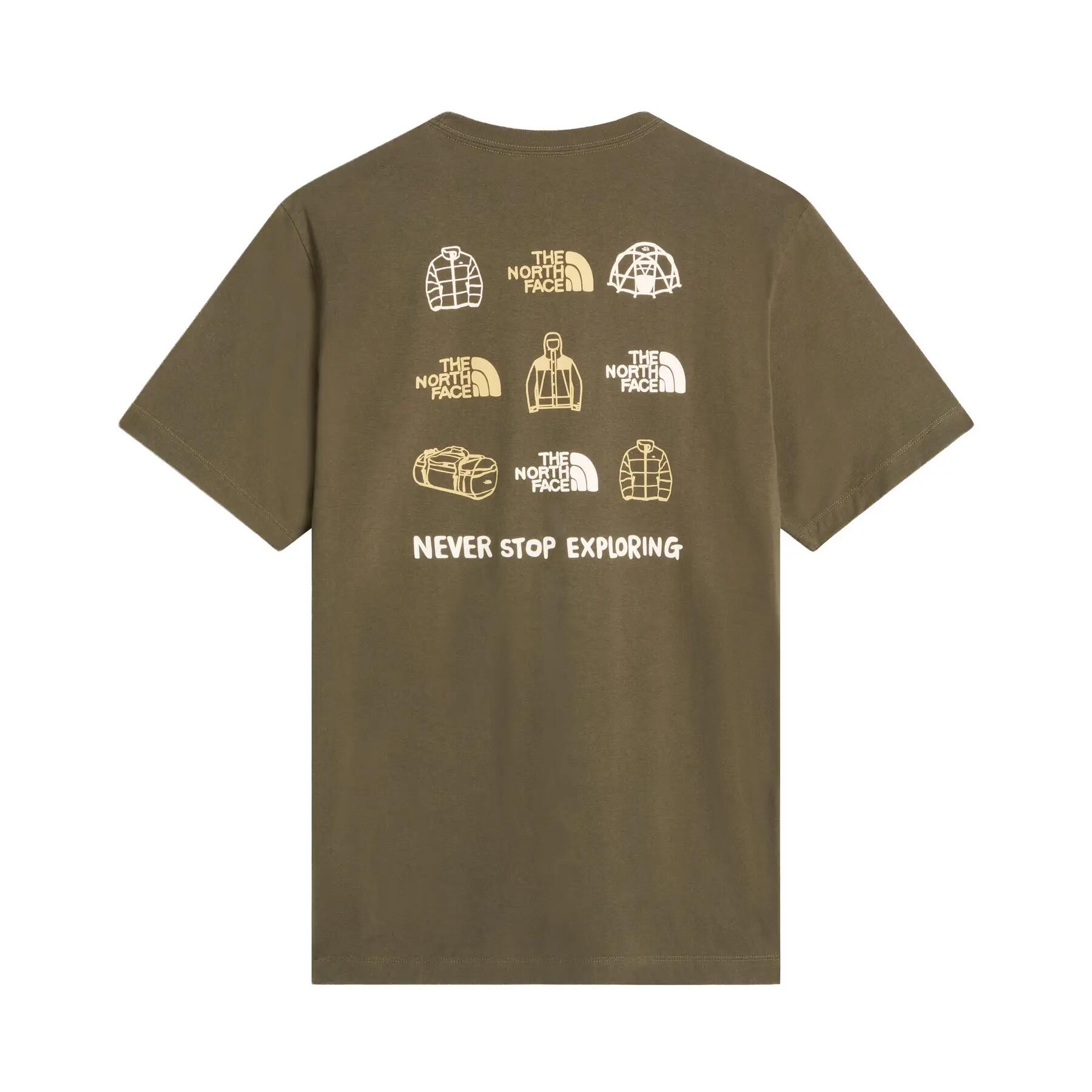 T-shirt sportiva da uomo THE NORTH FACE GRAPHIC OUTDOOR 2/2