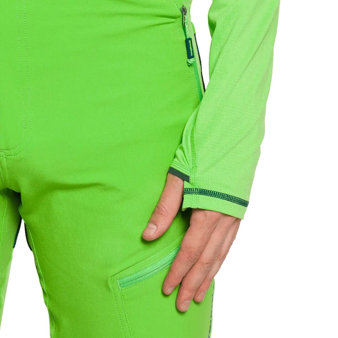 Camiseta manga larga para Hombre Trangoworld Trx2 evo long Verde/Verde 3/5