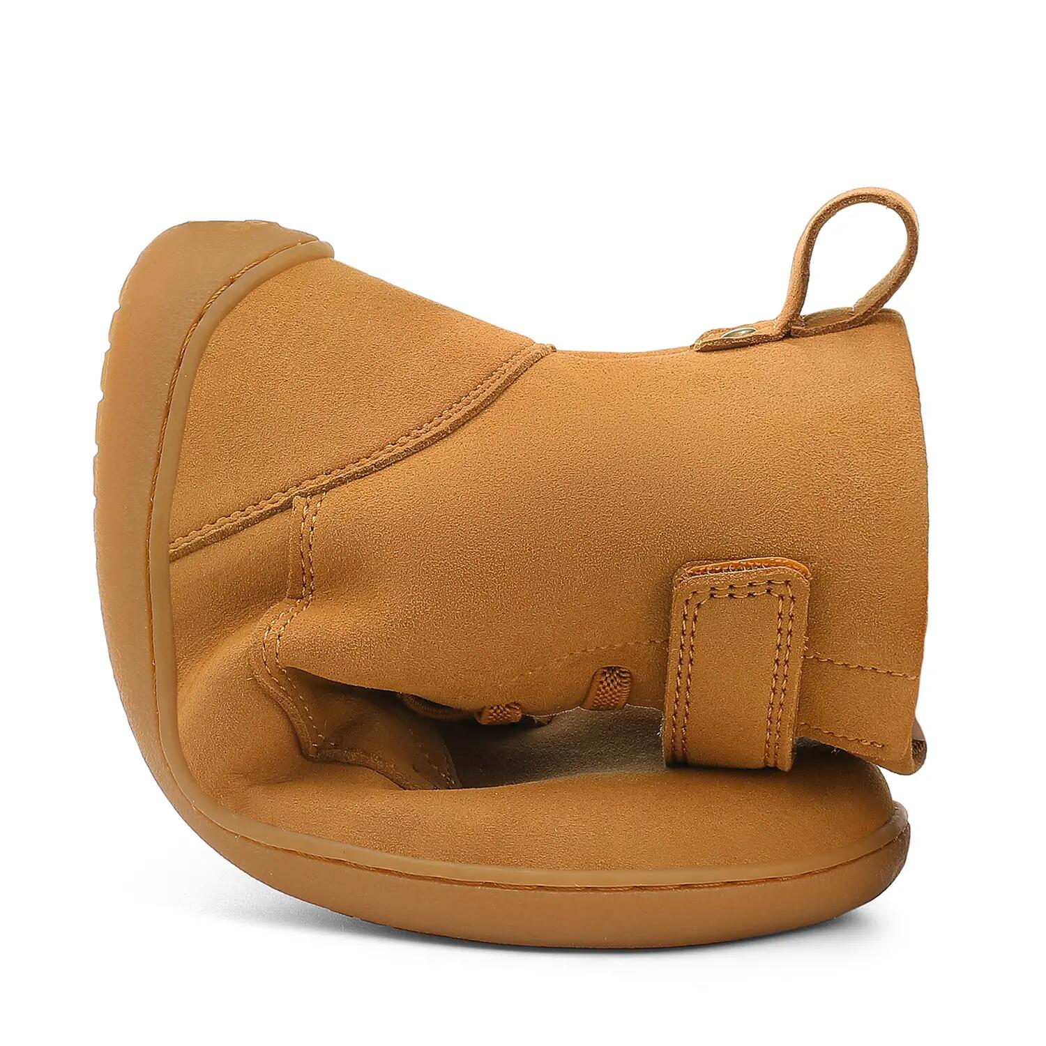 Saguaro Barefoot Ambition I Kids – Bottes d’hiver urbaines minimalistes Camel 5/8