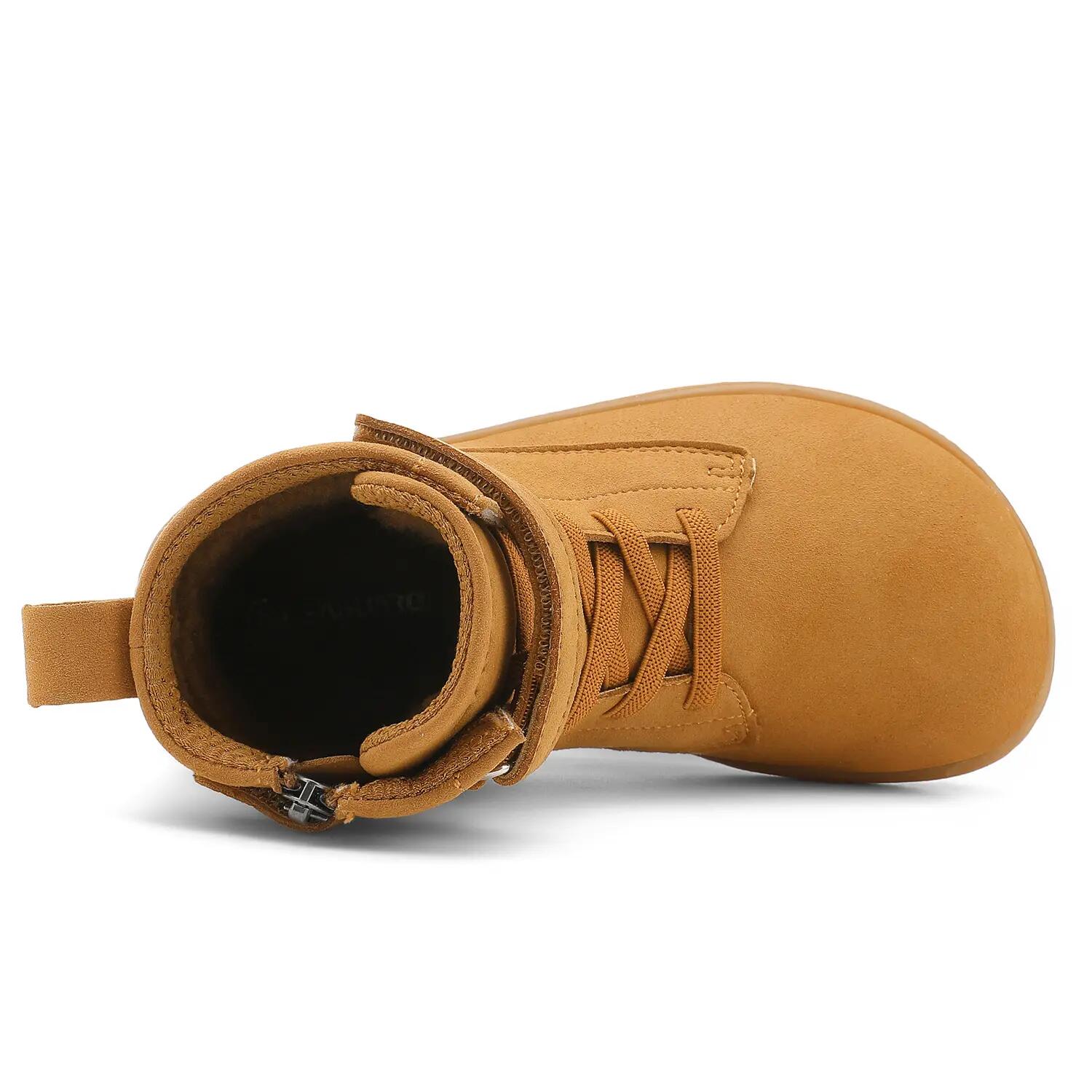 Saguaro Barefoot Ambition I Kids – Bottes d’hiver urbaines minimalistes Camel 3/8