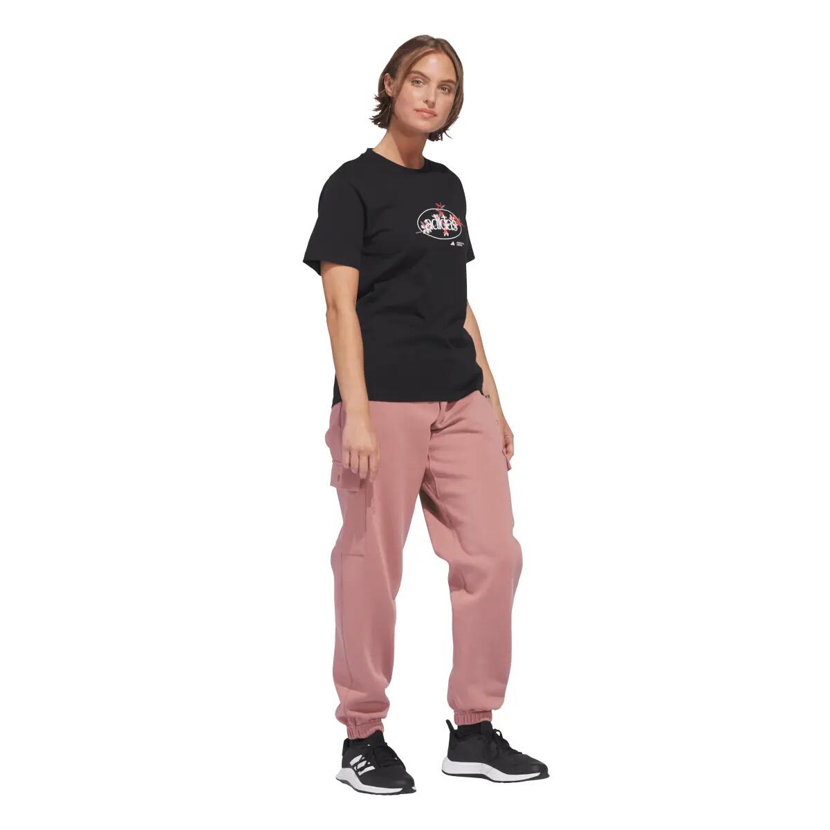 Koszulka damska ADIDAS  W Elem Flrl Tee XXS 3/6