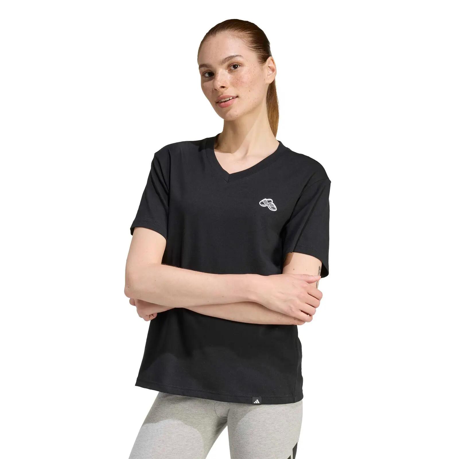 Koszulka damska ADIDAS SLIDE VNECK S 2/6