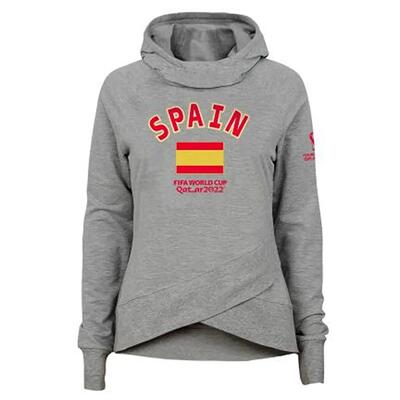 Outerstuff fifa flag funnel nk hood spain lm grijze dameshoodie