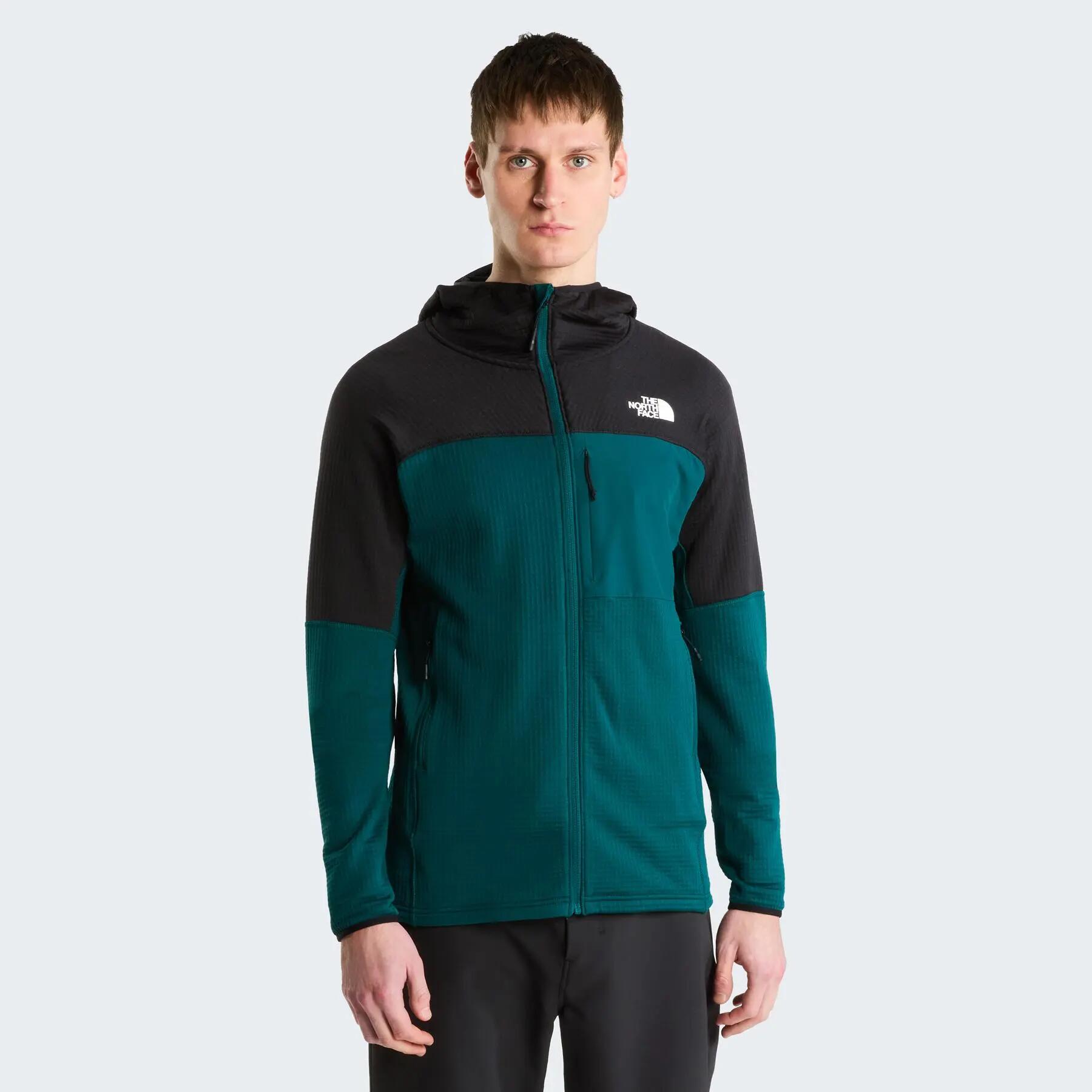 Sweat-shirt homme THE NORTH FACE POLARTEC POWERGRID 3/6