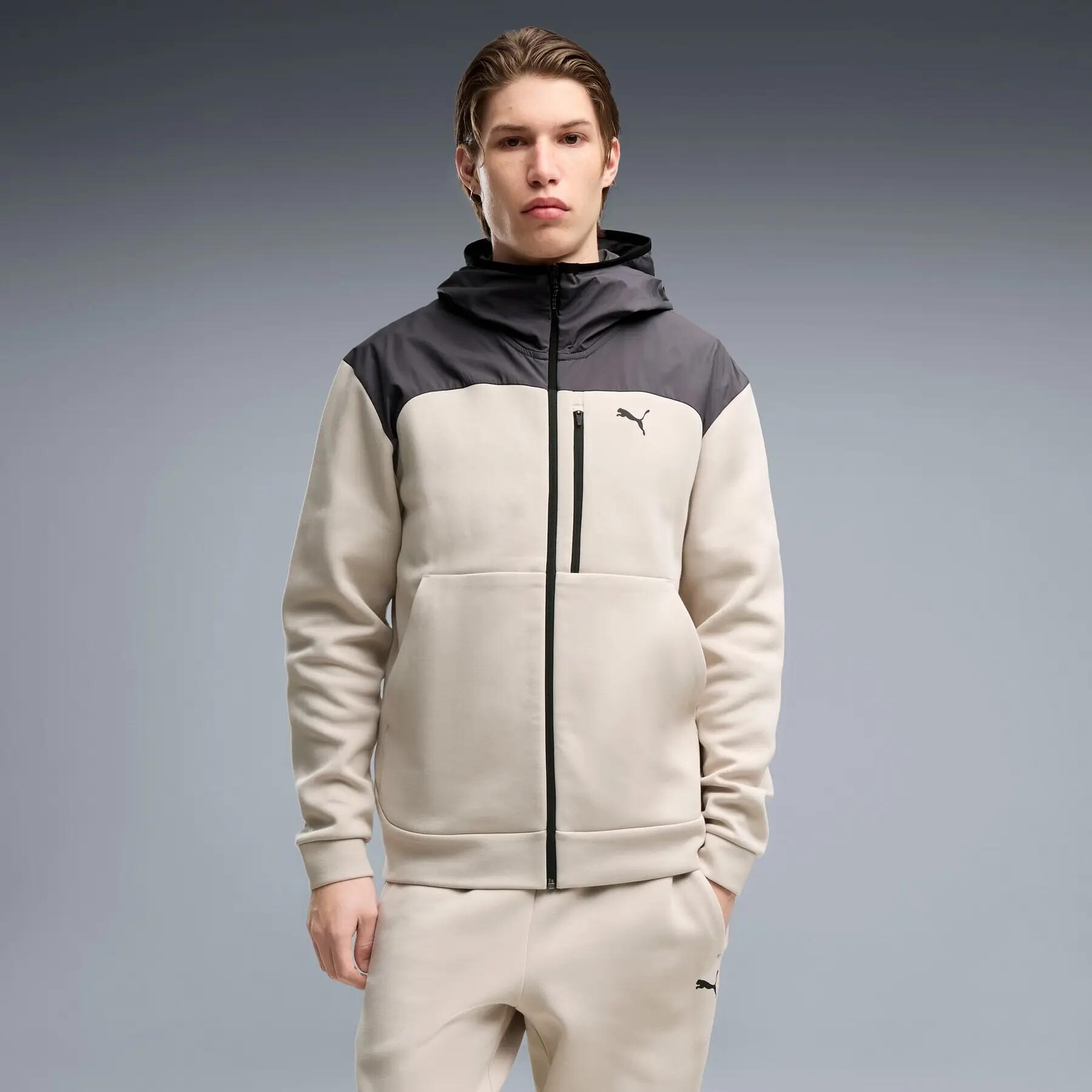 Felpa sportiva con cappuccio da uomo Puma 3/5