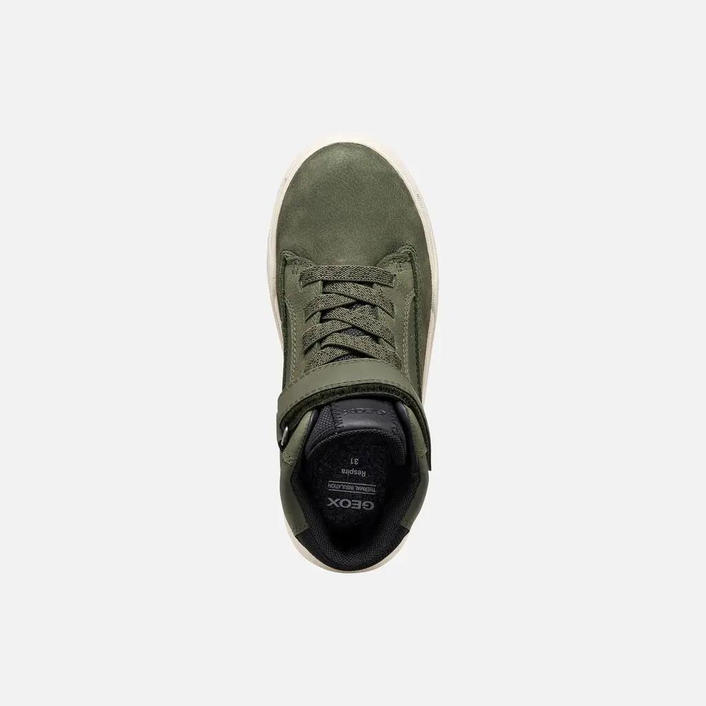 Bottes Garçon BUNSHEE BOY Vert Militaire 6/7