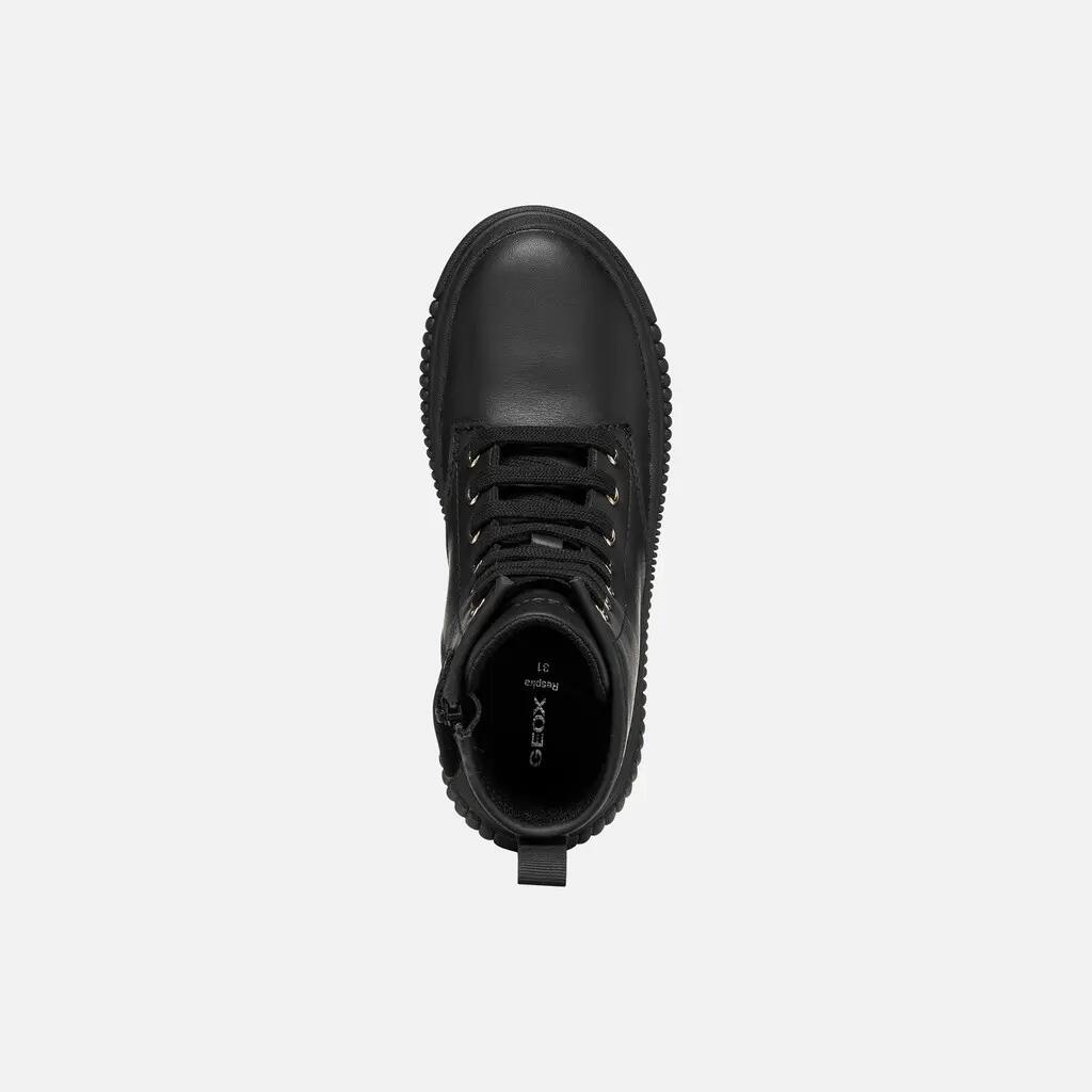 Bottines Fille J LAQUINNY GIRL Noir 6/7