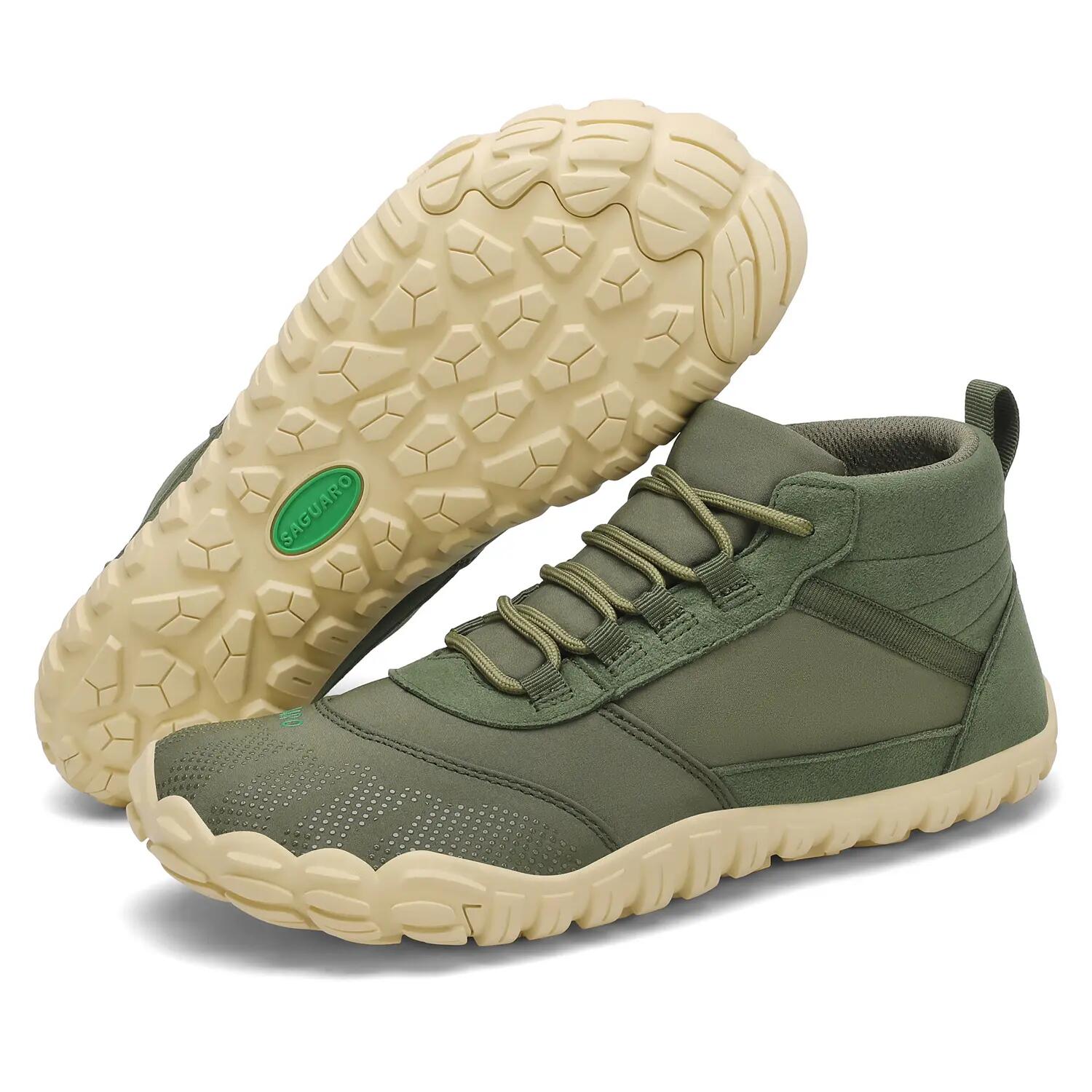 Saguaro Barefoot Will I Lite – Chaussure de trail et fitness, Vert 4/7