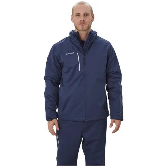 BAUER Midweight Jacket Supreme blk Senior tussenjas, marineblauw