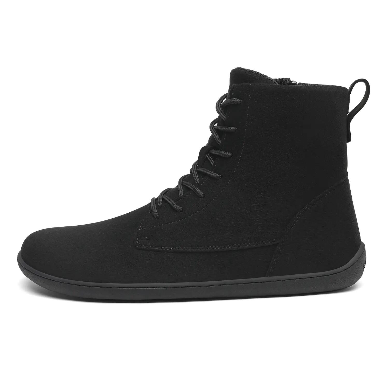Saguaro Barefoot Ambition II – Bottes urbaines minimalistes d’hiver Noires 2/8
