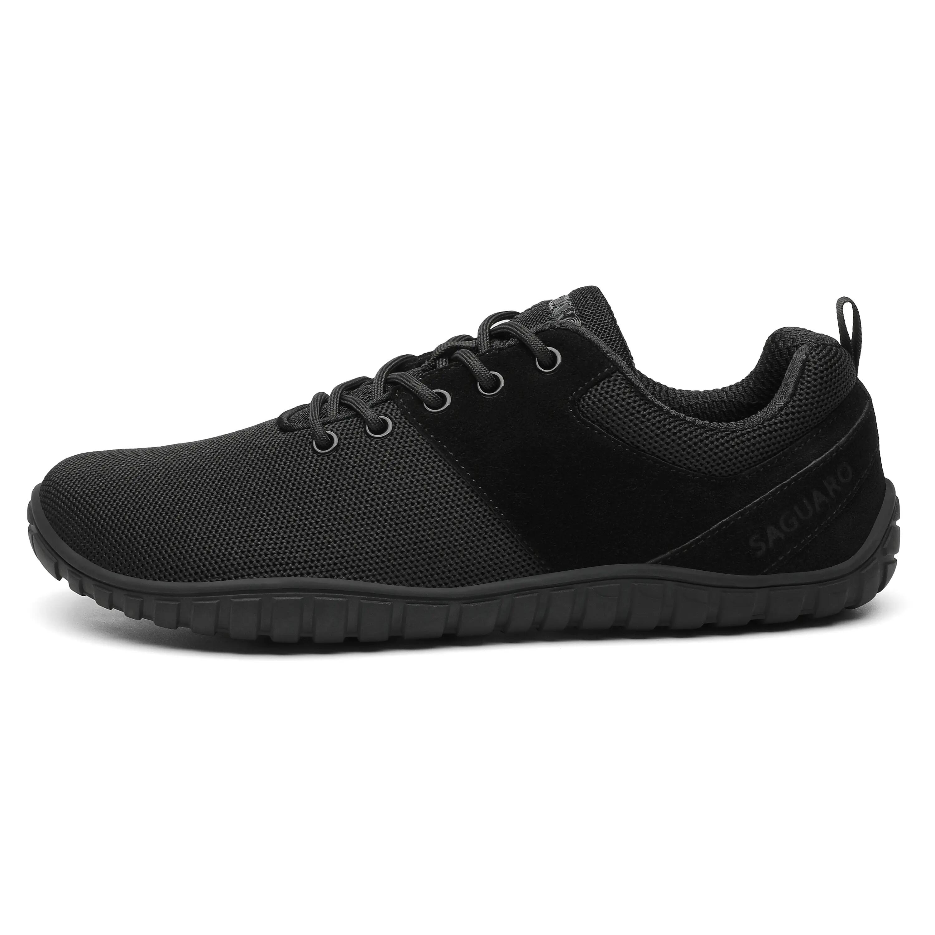 Saguaro Barefoot Wish I – Chaussure de sport urbaine minimaliste, Noir 2/7