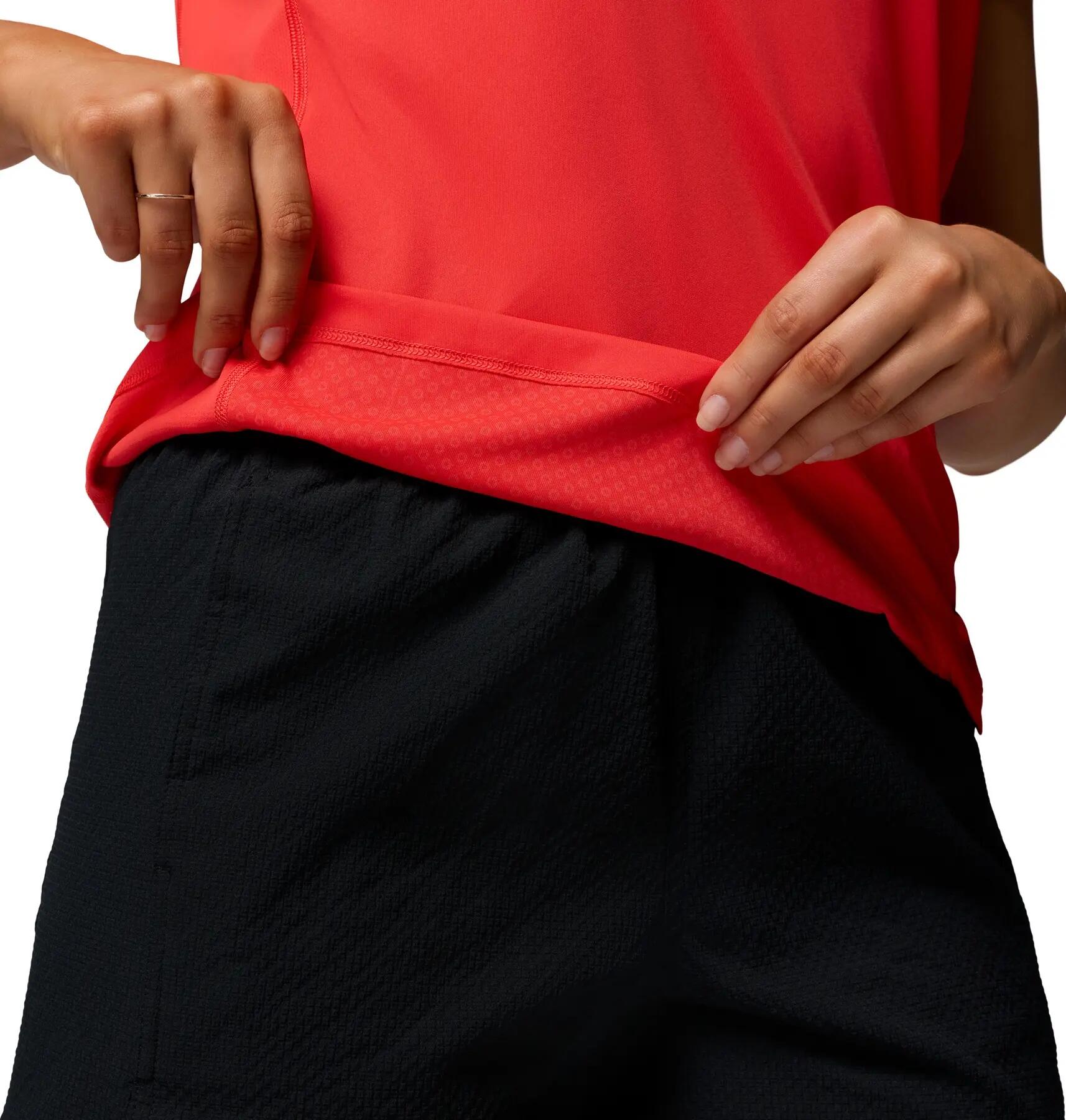 Zero Rules Light SS Crew Women M rot - poppy red 5/6