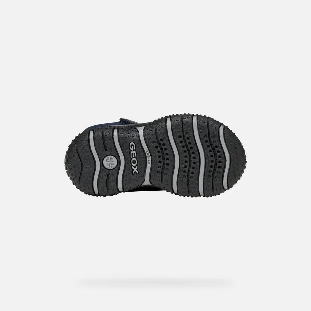 Bottines Bébé Garçon B BALTIC BOY B ABX Bleu Marine/Noir 7/7