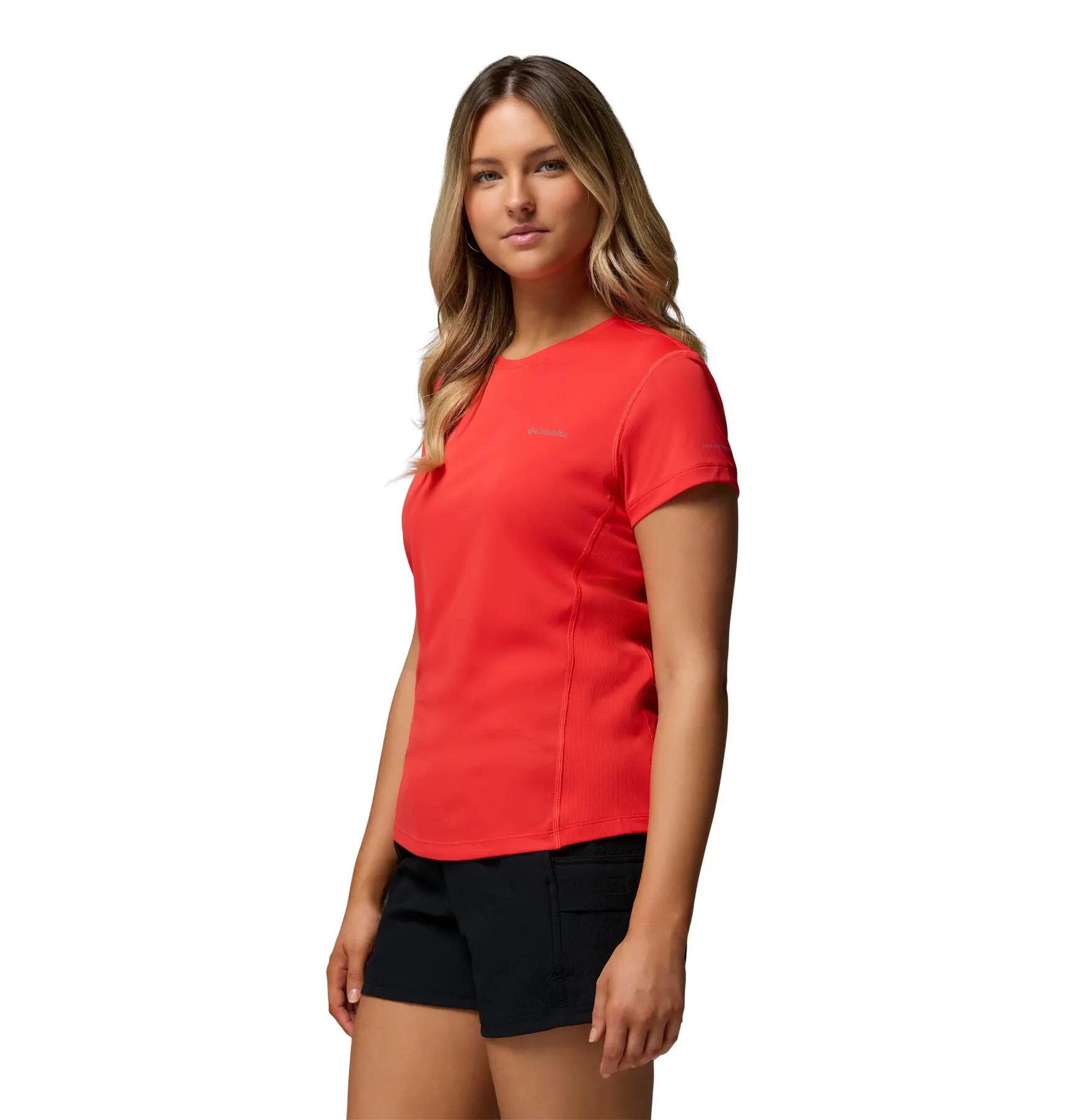Zero Rules Light SS Crew Women M rot - poppy red 3/6