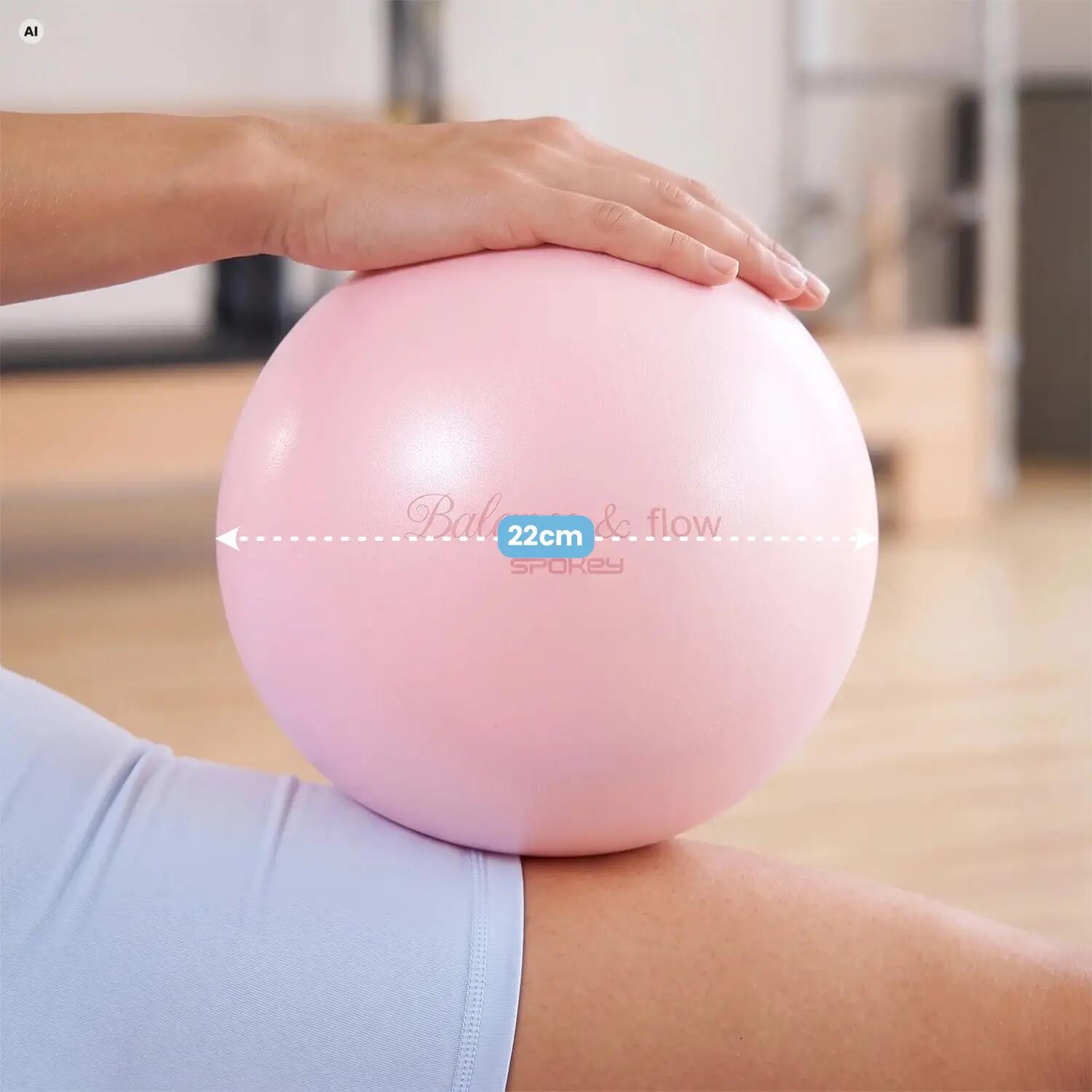 Piłka do pilatesu z systemem AntiBurst 22 cm Spokey Aura 5/8