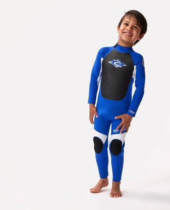 Combinaison de surf Bébé garçon Omega 5/3 mm zip dos - Bleu