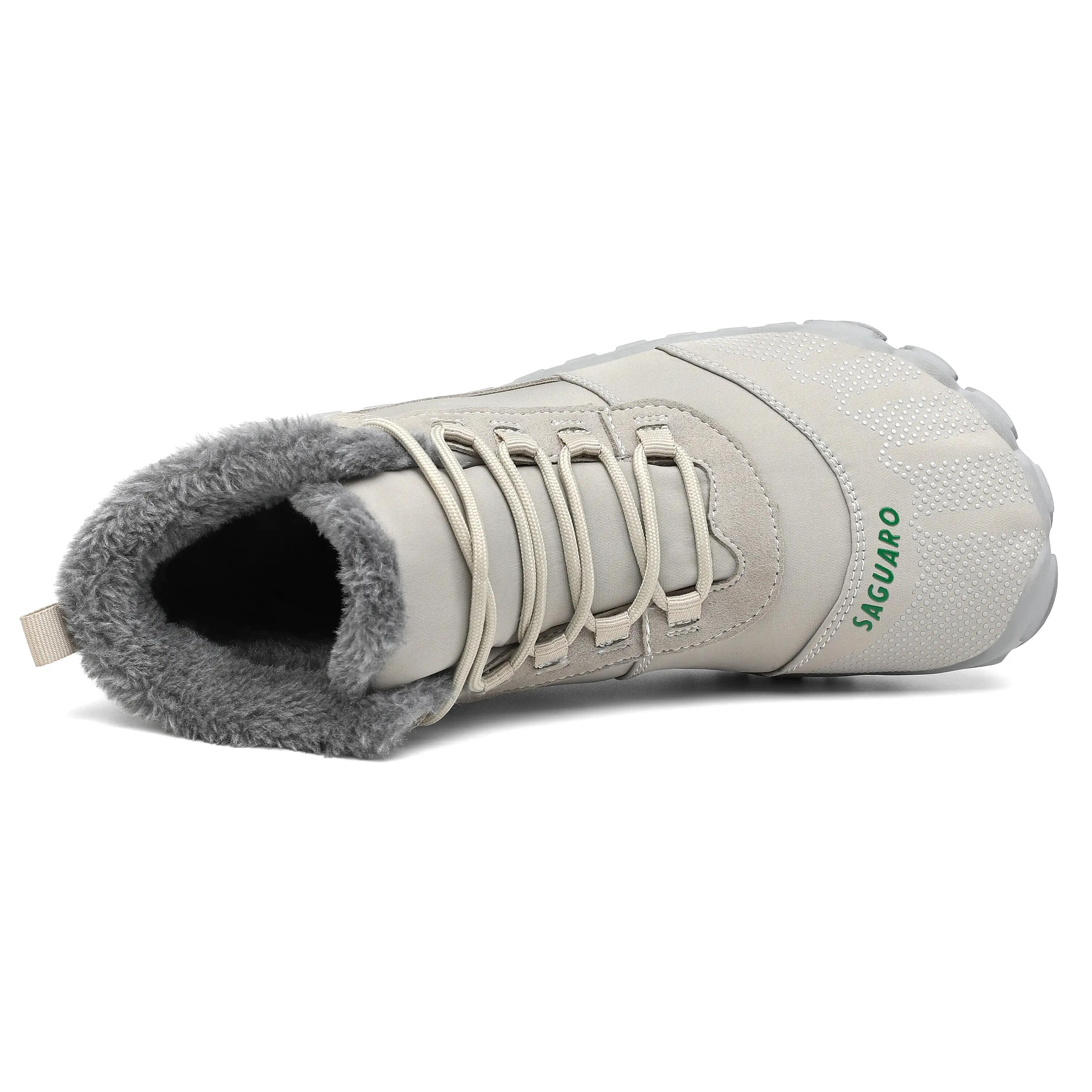 Saguaro Barefoot Will I – Scarpa Sportiva Invernale Escursionismo Grigia 4/8