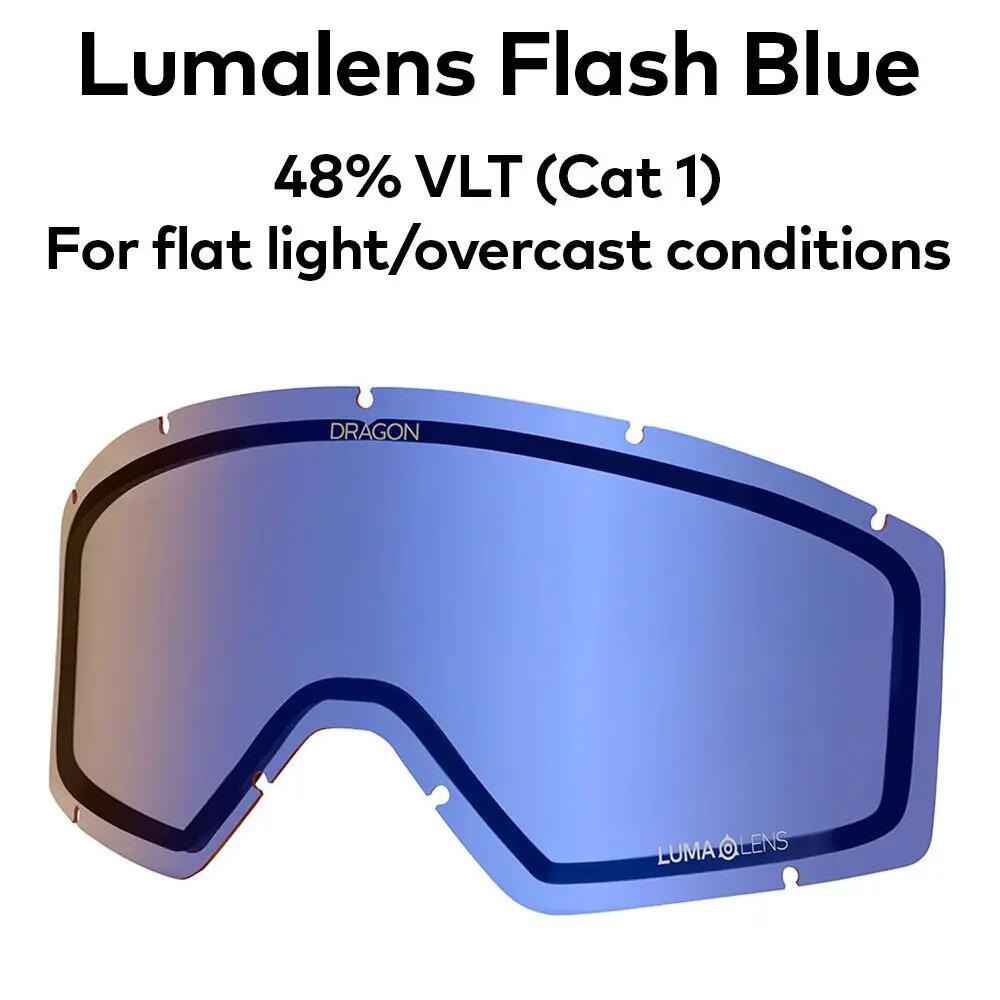 DX3 L OTG Lunettes De Ski Unisexes - Urushi/LL Flash Blue 5/5