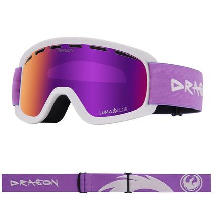 Lunettes Dragon LIL D Blizzard - Lil Kaiju Lumalens Verres Ionisés Rouges