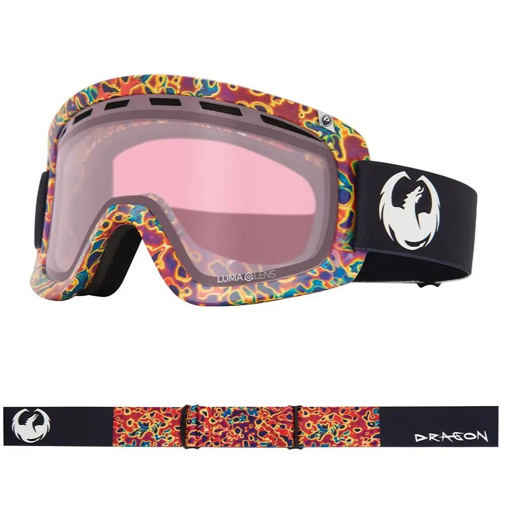 D1 OTG Lunettes De Ski Unisexes - Urushi/LL Midnight & LL Light Rose 5/6