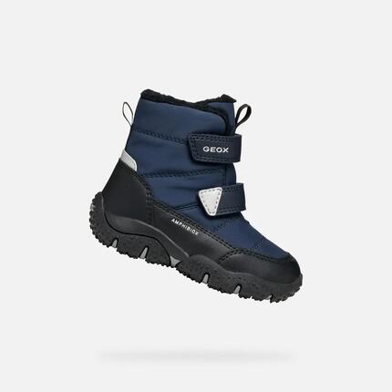 Bottines Bébé Garçon B BALTIC BOY B ABX Bleu Marine/Noir