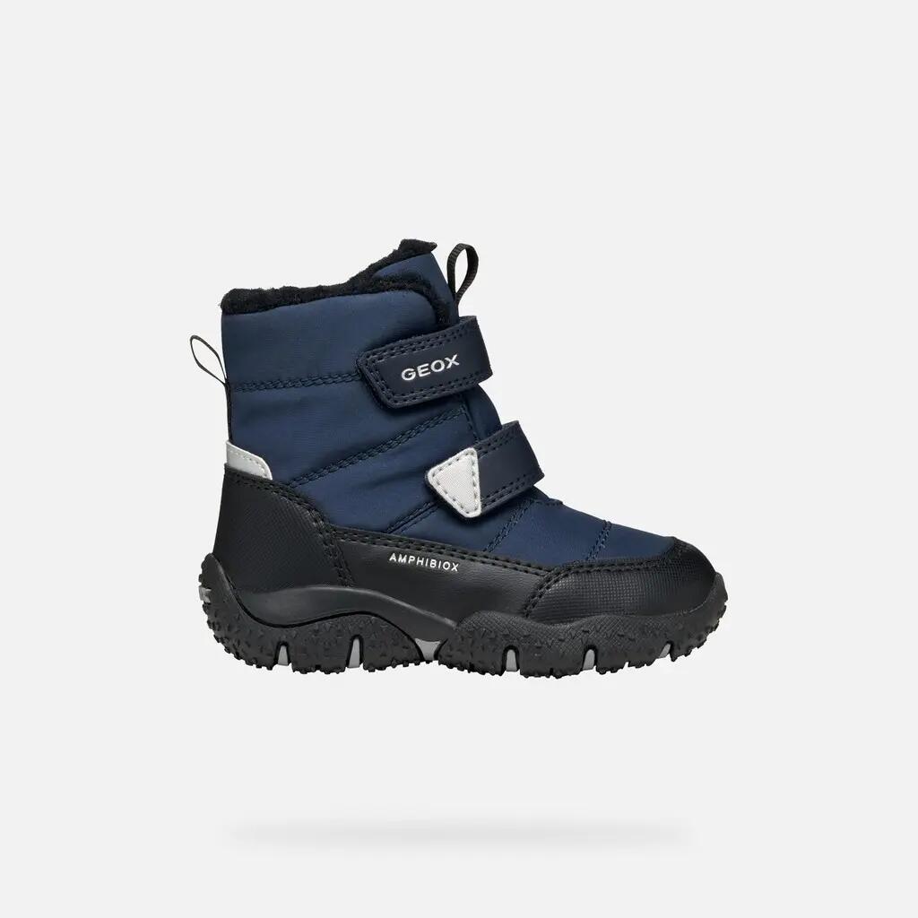 Bottines Bébé Garçon B BALTIC BOY B ABX Bleu Marine/Noir 2/7