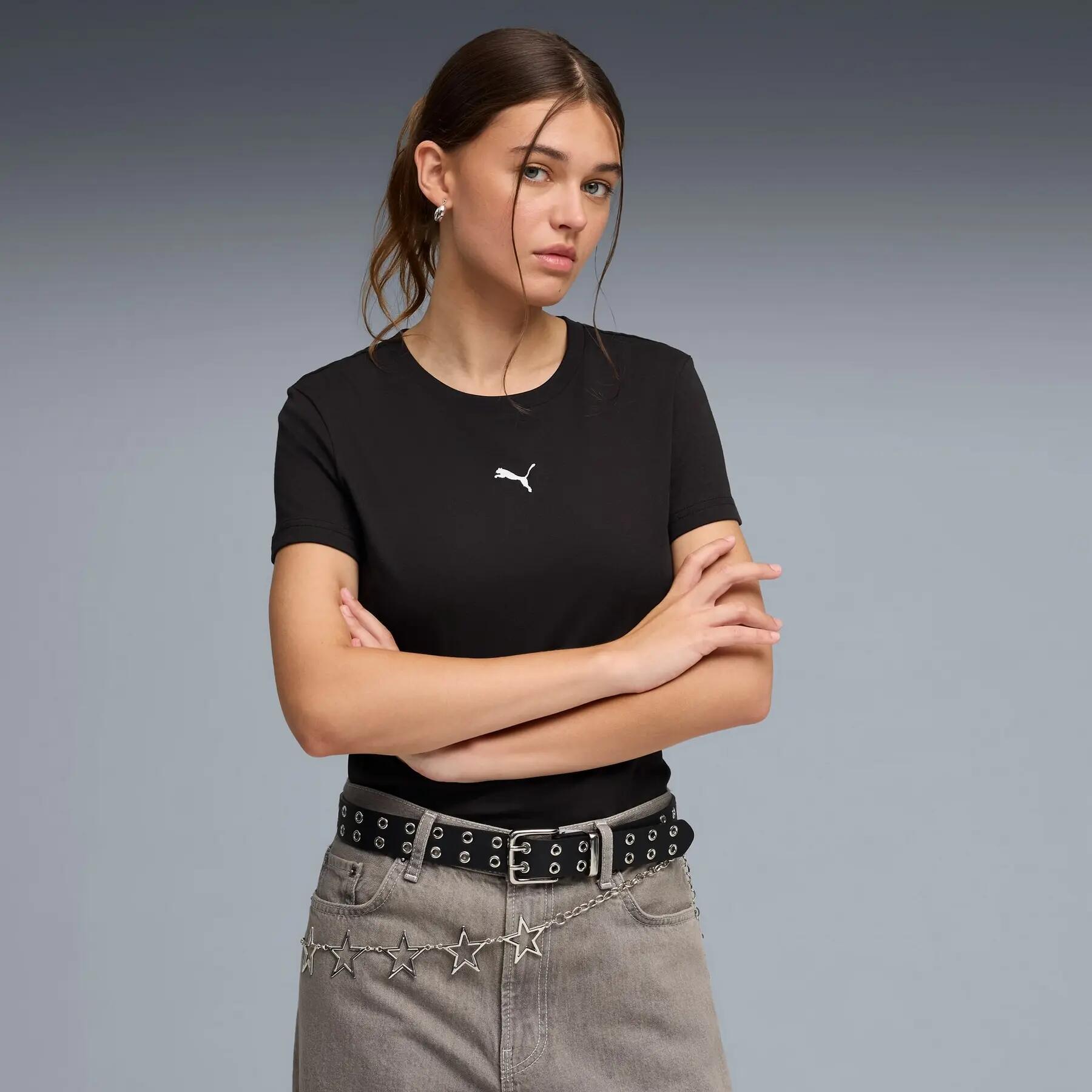 Camisa esportiva feminina Puma ESS CENTERDE 3/5