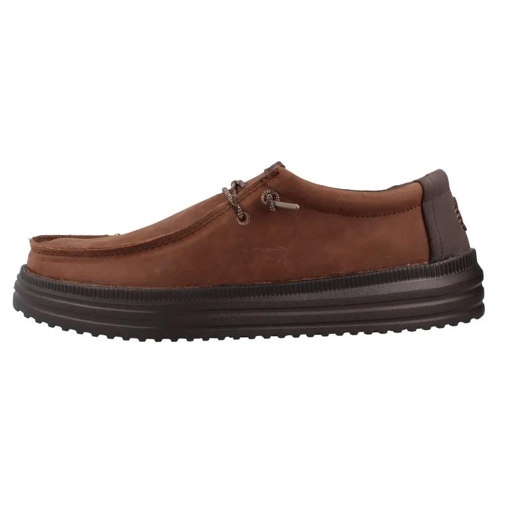 Buty HEY DUDE HD45847 REV TUMBLED LEATHER Brązowy 2/6