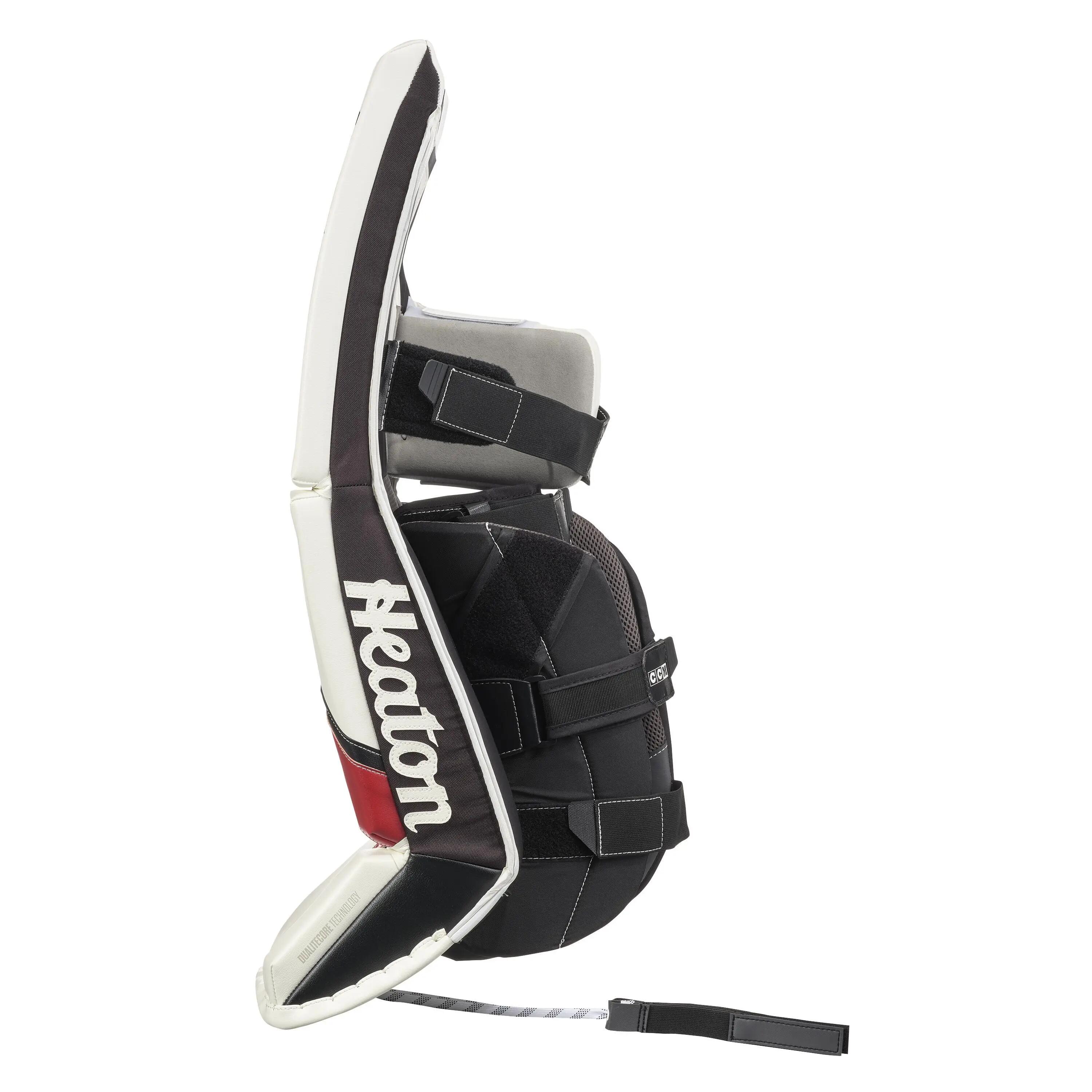 CCM EFX 7.9 Heaton Senior Torwart-Schienen, Weiß/Schwarz/Rot 35+2 6/6