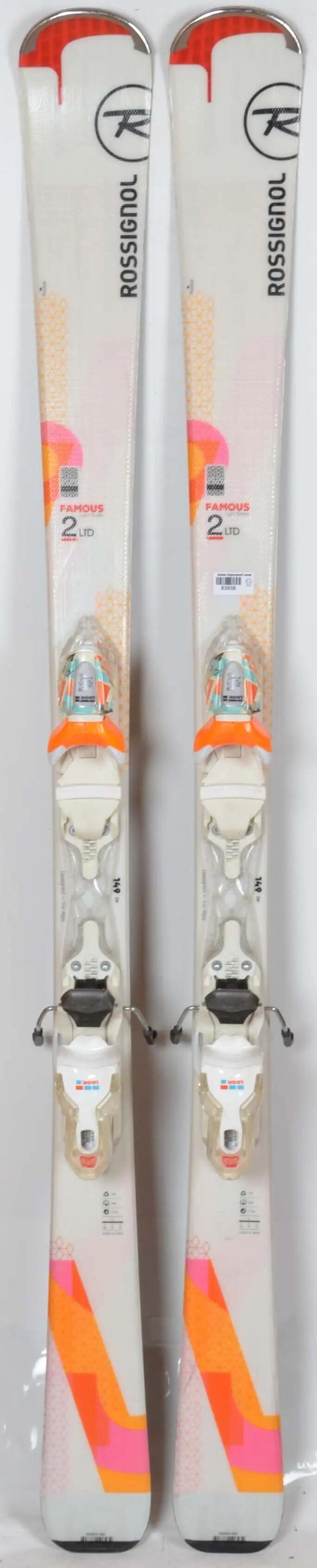 RECONDITIONNE - Skis Rossignol FAMOUS 2 LTD - BON 2/3