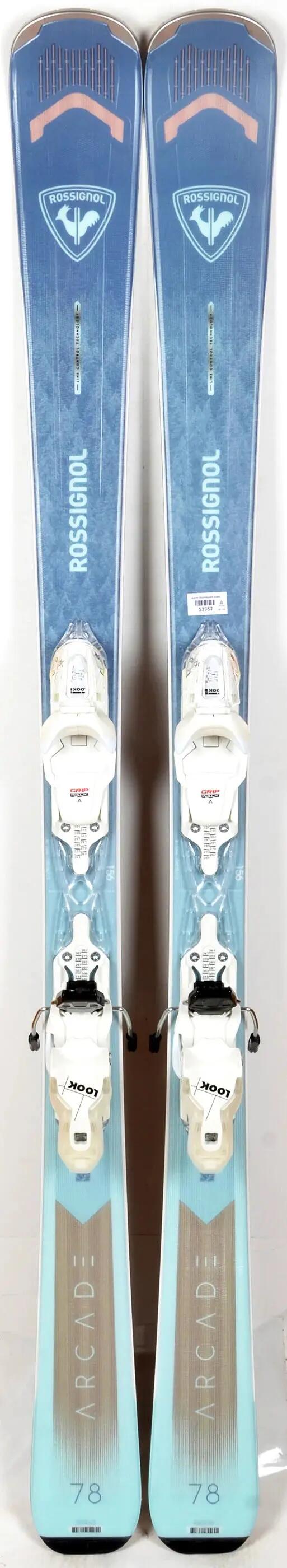 RECONDITIONNE - Skis Pack neuf skis Rossignol ARCADE 78 + XPRESS 10 GW - BON 2/2