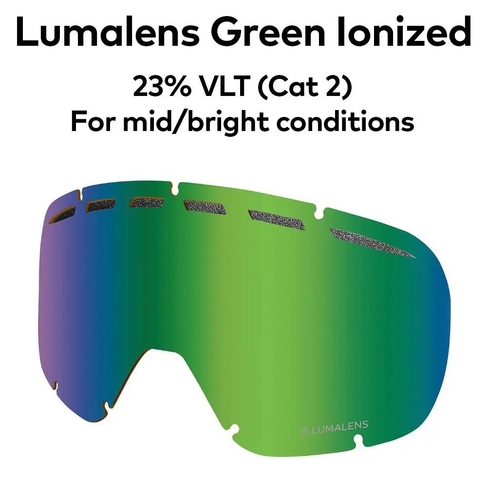 LIL D Occhiali Da Sci Per Ragazzi - Green Glow/LL Green Ionized 5/5